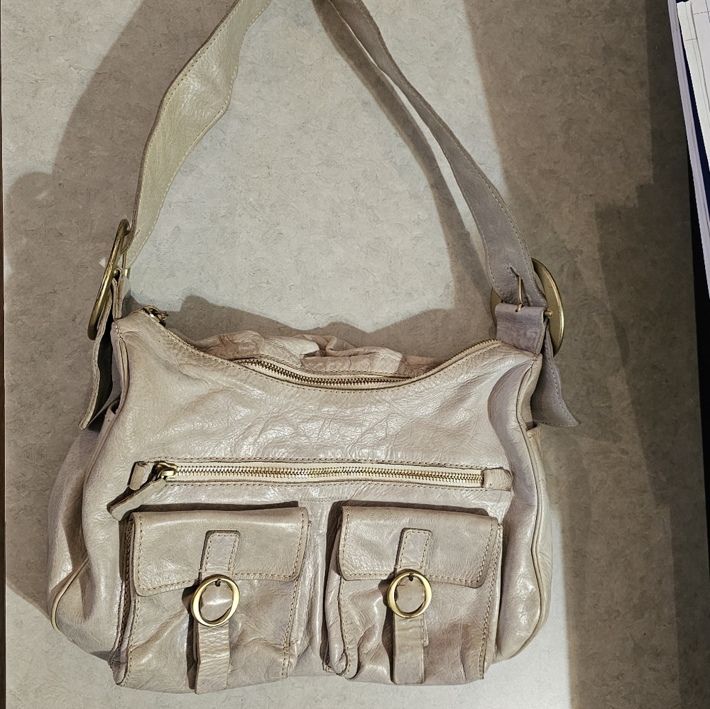Francesco Biasia leather shoulder bag